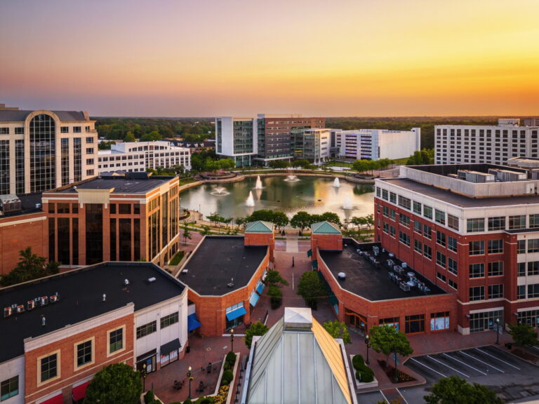 Newport News, Virginia, USA at Dawn
