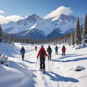 Descubra o snowshoeing: um esporte de inverno para toda a família